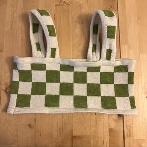 Belle the Label knit top in Wasabi